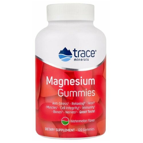 Trace Minerals Magnesium Gummies 120 gummies /      120  ()   , -, 