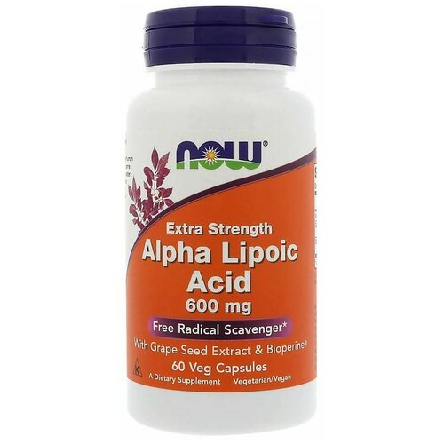  NOW Alpha Lipoic Acid, 600 , 60 .   , -, 