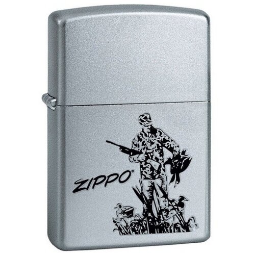  Duck Hunting  . Satin Chrome  Zippo 205 Duck Hunting GS   , -, 