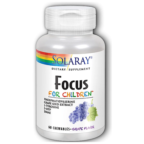   Focus For Children, Kids,  , 60 , Solaray   , -, 