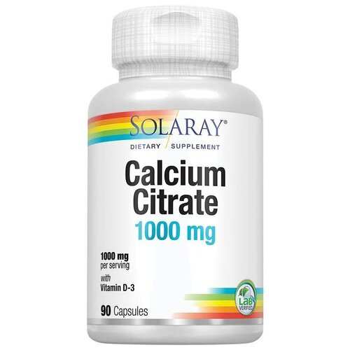 ���������� Solaray Calcium Citrate with D3 (������ ������� � ��������� D-3)1000 �� 90 ������