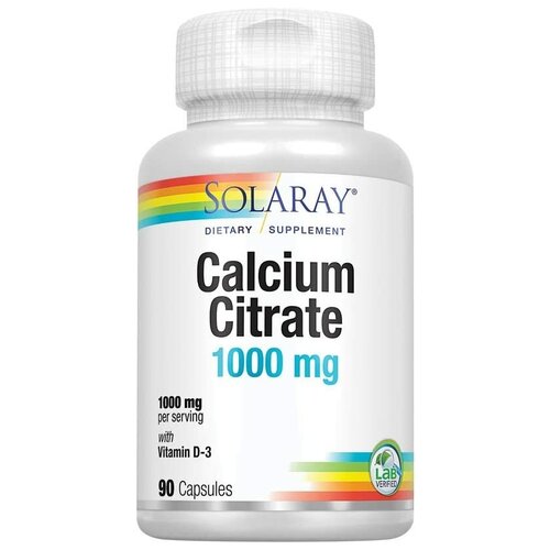 Solaray Calcium Citrate with D3 (    D-3)1000  90    , -, 