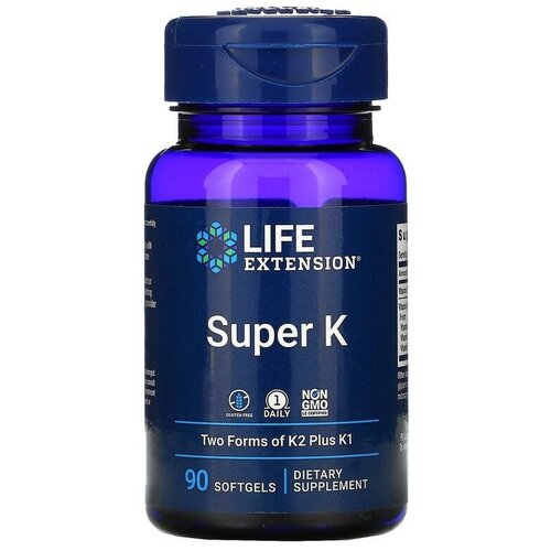 Life Extension Super K (  2  1) 90    , -, 