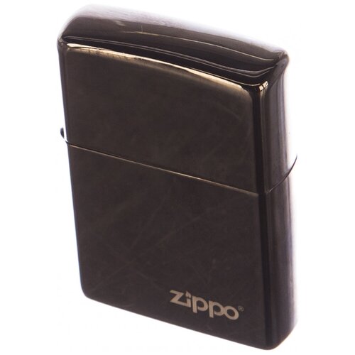     ZIPPO Classic 24756ZL ZIPPO Logo   Ebony