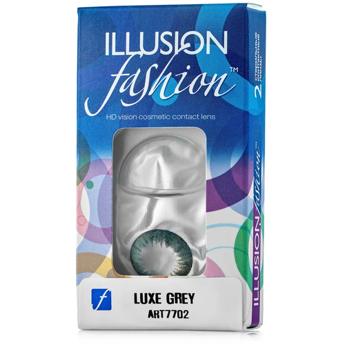   ILLUSION Fashion Luxe, 2 ., R 8,6, D -4, grey   , -, 