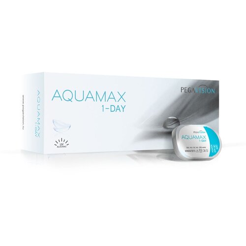 ���������� ����������� ���������� ����� Pegavision Aquamax 1-Day, 30 ��., R 8,6, D -1,75, 1 ��.