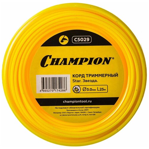    CHAMPION Star, 3 , 25 ,    , -, 