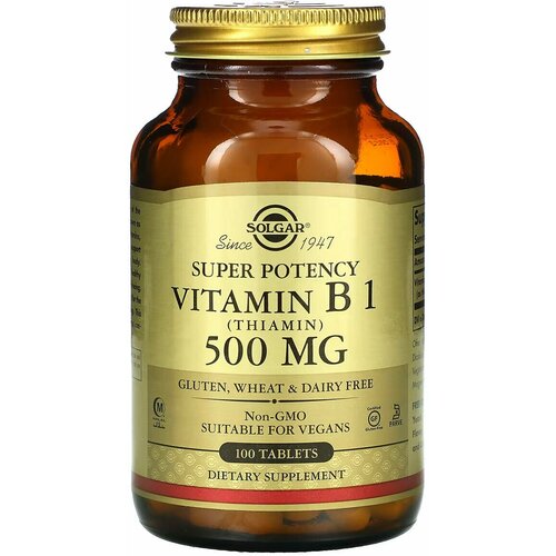 ���������� ������� B Solgar Vitamin B1 (Thiamin) 500 mg 100 ���