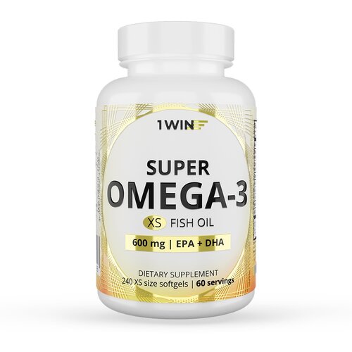  3    600 , 1WIN Super Omega-3 XS, 240    , -, 