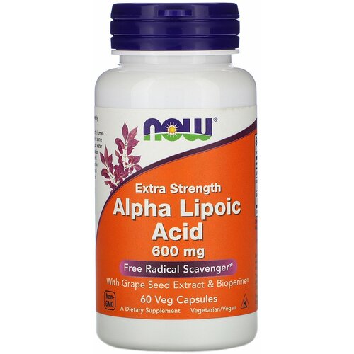 ���������� �����-�������� ������� ������ Alpha Lipoic Acid Extra Now Foods 600 �� 60 ������