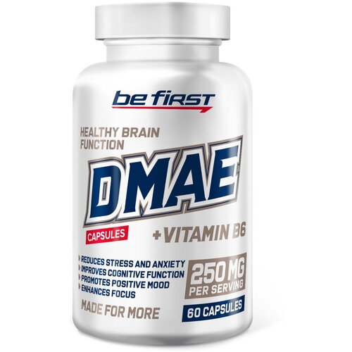    Be First DMAE + Vitamin B6, 60    , -, 