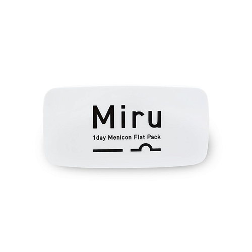 ���������� ����������� ���������� ����� Menicon Miru 1 day Flat Pack, 30 ��., R 8,6, D -1, 1 ��.