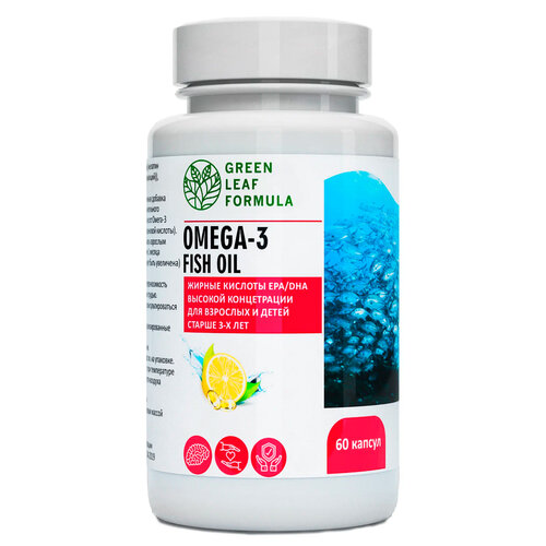 Green Leaf Formula Omega-3 Fish oil, 790 ,         ., 67 , 60 .,    , -, 