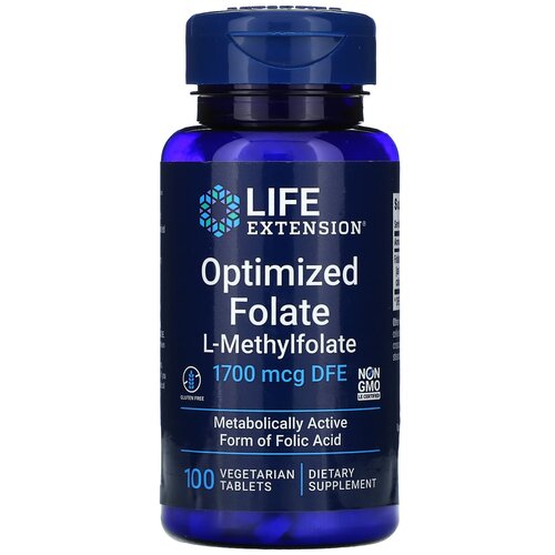  Life Extension Optimized Folate, 50 , 100 .   , -, 